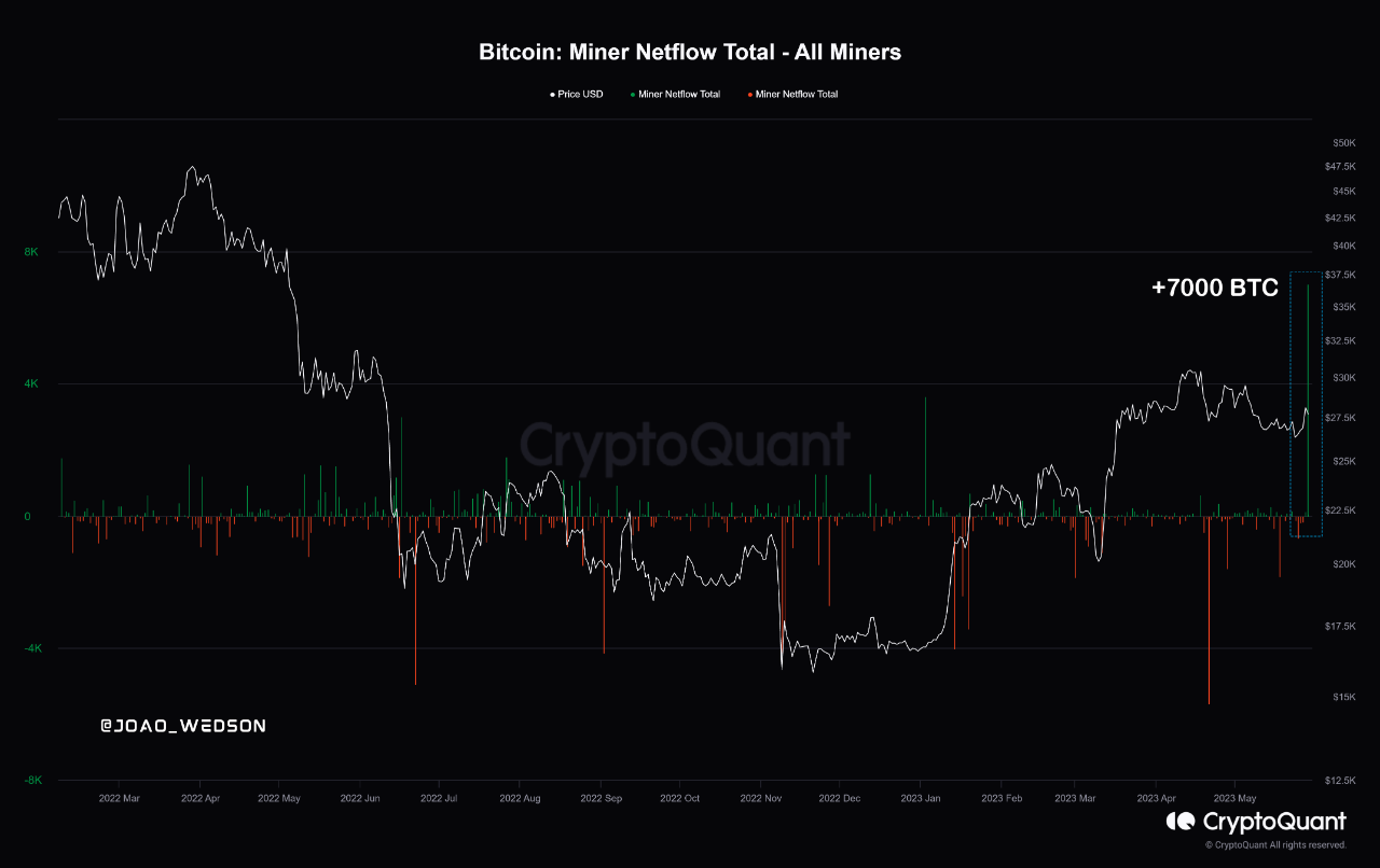 Bitcoin Miner Netflow